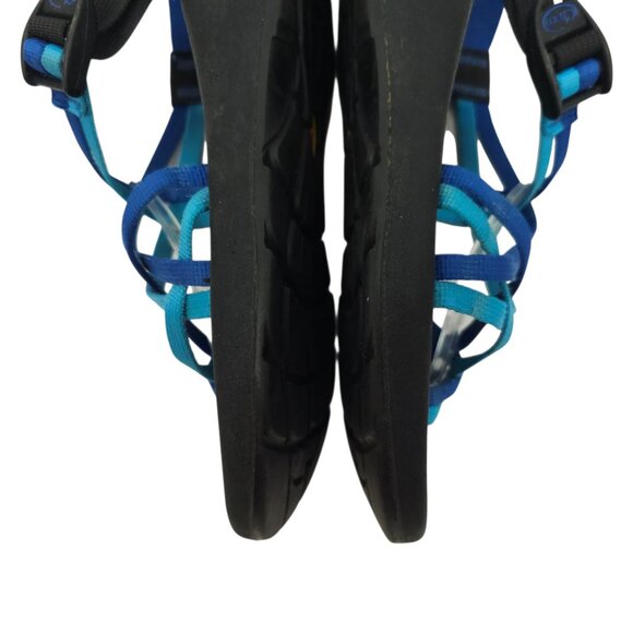 Chaco ZX/2 Classic Sandals Womens 8 Adjustable Straps Toe Loop Vibram Sole Blue - Picture 15 of 16